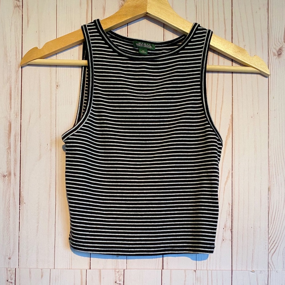 Wild Fable Striped Crop Top | Size XS